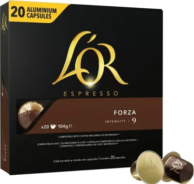 Produktbild von L'or - Kaffeetassen l'or Espresso Forza 20st | Sich ein 20 -Stück schnappen