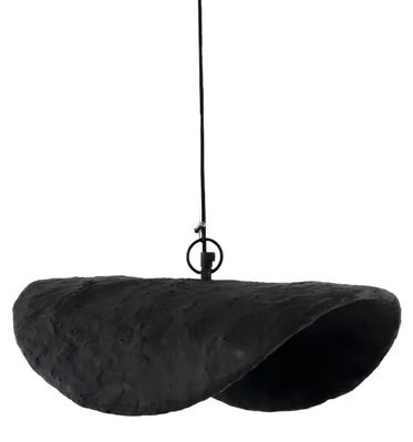 Productafbeelding van Pomax Eivissa hanglamp, zwart, L 45 x B 30 x H 14 cm