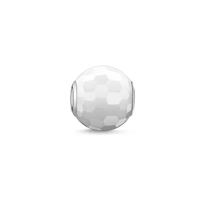 Produktbild von Thomas Sabo Bead 'Weiße Jade' K0007-588-14 Charm Anhänger