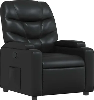 Produktbild von vidaXL Relaxsessel Schwarz Kunstleder