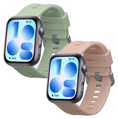Produktbild von kwmobile Silikon Uhrenarmband für Huawei Watch Fit 5 / Watch Fit 5 Pro Armband - Ersatzarmband für Fitnesstracker - Wechselarmband Smartwatch -