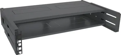 Obrázek produktu pro InLine 19102B, Nástěnný regál, 2U, 4,07 kg, Černá