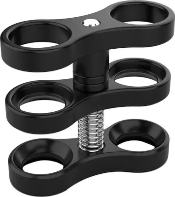 Zdjęcie produktu dla Divepro Double Clip For Or Light Z02a Clamp Silver Srebrny Jeden rozmiar