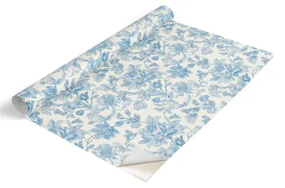Produktbild von Tulup Möbelfolie - Klebefolie Möbel - Selbstklebende Folie 100x50 cm - Möbelfolie Schrank - Folie für Möbel - Möbelfolie Küche - Wasserdicht - Abwaschbar - Selbstklebend - Luftblasenfrei - Blumenmuster