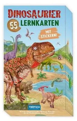 Obrázek produktu pro TRÖTSCH - 55 Lernkarten Dinosaurier