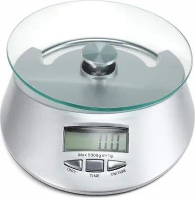 Obrázek produktu pro Digitální skleněná váha s LCD displejem, nosnost 5 kg