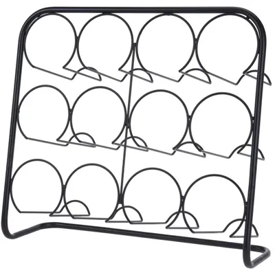 Produktbild von Halter für 12 Weinflaschen Home&Styling Collection, Metall, 45x14x38 cm, schwarz