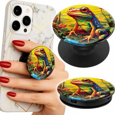 Obrázek produktu pro Popsocket Držák telefonu na prst / Stojánek na telefon Amphibian Frog