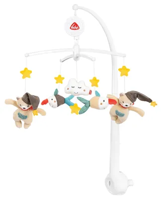 Image de Fehn Musik Mobile Bruno - Jouet musical pour aider bébé à s'endormir avec d'adorables animaux