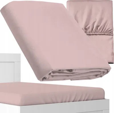 Zdjęcie produktu dla Deco4Home Prześcieradło Microsatyna Pure | 160x200cm | Różowe