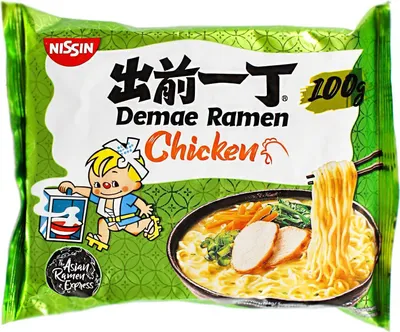 Produktbild von Nissin Instant Ramen Nudeln Huhn Geschmack 100g