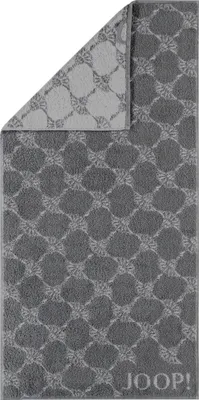 Produktbild von JOOP! Duschtuch Classic Cornflower 1611 Farbe anthrazit Größe 80x150 cm