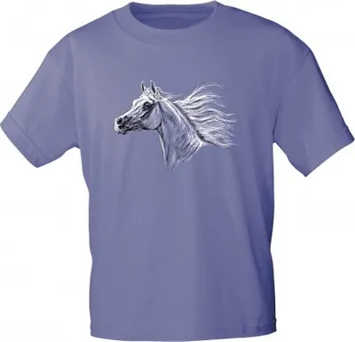Produktbild von Kinder T-Shirt mit Print - Araber - 08280 - violett - Kollektion Bötzel - Gr. 110-164 Größe - 110/116