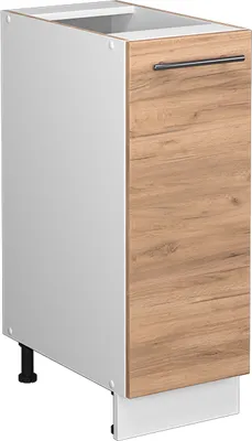 Produktbild von Apothekerschrank Vicco Fame-Line Goldkraft Eiche 30 cm ohne Arbeitsplatte, Model 38313