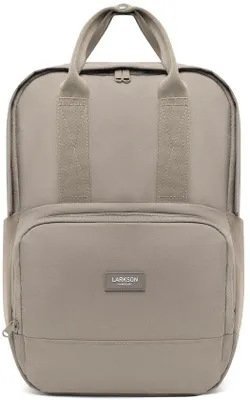 Immagine prodotto di Pratico zaino grigio per uomo e donna - Modello 6 - Zaino da viaggio con scomparto per laptop da 16 pollici - Zaino urbano per la scuola - Zaino impermeabile