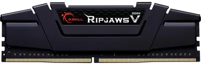 Produktbild von DIMM 32 GB DDR4-2666   (rot, F4-2666C19S-32GVK, Ripjaws V, INTEL XMP)