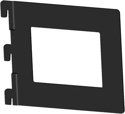 Imagen del producto de Soporte de pared de haya, color , dimensiones 142 x 118 mm, para estanterías