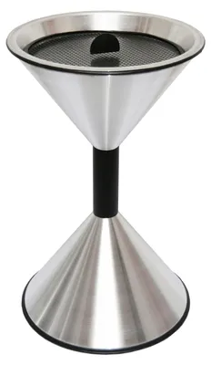 Produktbild von Stand Aschenbecher SZ 70x40cm ALUMINIUM matt SZAGATO  Germany Aschenbecher für draußen mit Deckel Standaschenbecher Stand Aschenbecher outdoor