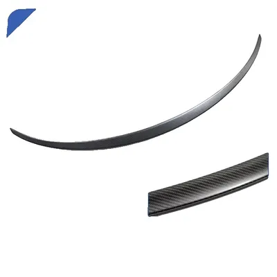 Obrázek produktu pro Karbonový spoiler zavazadlového prostoru, lehká konstrukce, kompatibilní s Tesla Model 3/Y, y Matte Carbon