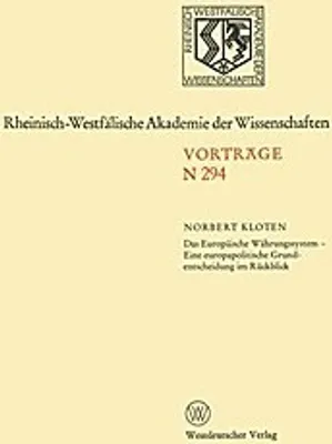 Obrázok produktu pre Das Europäische Währungssystem - Eine europapolitische Grundentscheidung im Rückblick