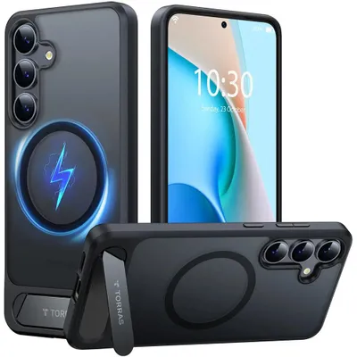 Obrázek produktu pro Pouzdro Torras Pstand pro Samsung Galaxy S25 Plus – černé (Black)