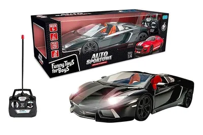 Obrázok produktu pre Športové auto na diaľkové ovládanie čierne