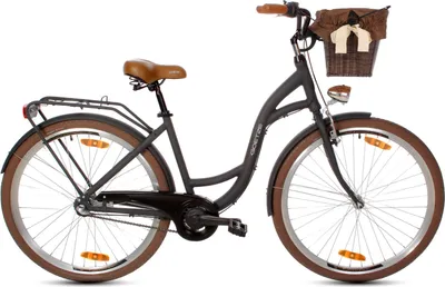 Produktbild von Goetze Style 28 | 18 Zoll ALU City Bike Damen Fahrrad, 3-Gang Nabenschaltung mit Rücktritt, Korb inkl.