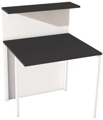 Image de Élément d'extension pour comptoir Cento, L x P 100 x 80 cm, blanc/anthracite