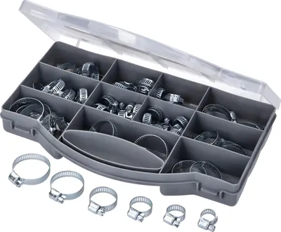 Image de Fixman Assortiment de colliers de serrage 60 pcs.