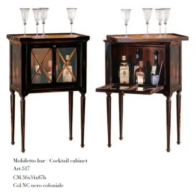 Produktbild von Bar Tisch Regal Weinregal Weinschrank Luxus Schrank Vitrine Hausbar Barschrank