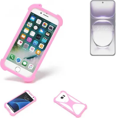 Produktbild von K-S-Trade Handy Hülle kompatibel mit Oppo Reno12 PJV110 Schutz Hülle Bumper Silikon Schutz Hülle Cover Case Silikoncase Silikonbumper TPU Softcase
