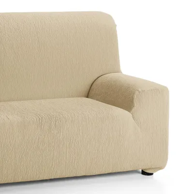Zdjęcie produktu dla Martina Home Emilia, elastyczny pokrowiec na sofę dwuosobową, kolor Vison, szerokość od 120 do 190 cm