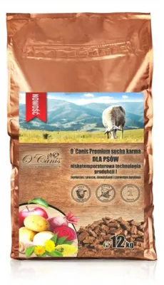 Imagen del producto de Alimento seco premium para perros O'Canis, con cordero, mijo y patatas, 12 kg