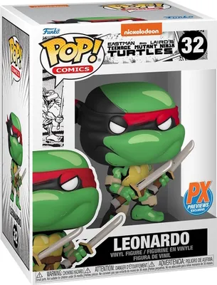 Produktbild von Teenage Mutant Ninja Turtles - Leonardo 32 PX PX Previews Exclusive - Funko Pop! Vinyl Figur