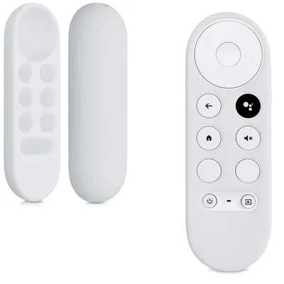 Produktbild von kwmobile Hülle Fernbedienung kompatibel mit Google Chromecast 2020 4K / Chromecast 2022 HD Hülle - Silikon Case für TV Zubehör in Weiß
