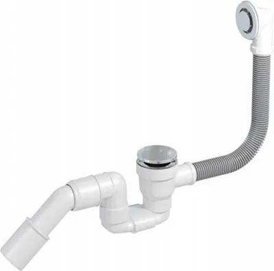 Produktbild von Badewannensiphon - Click-Clack Chrom von oben gereinigt Bathloc