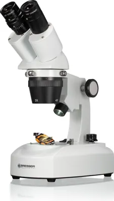 Produktbild von Bresser Researcher Icd Led 20x-80x Professionelles Mikroskop Weiß One Size / EU Plug Weiß One Size
