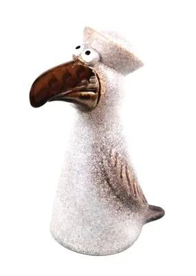 Produktbild von Gartenstecker Zaunhocker Möwe Vogel Keramik Garten Deko Skulptur Figur Objekt