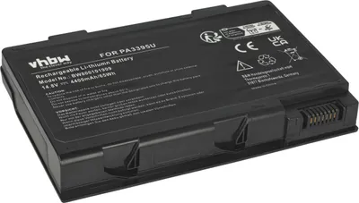 Produktbild von vhbw Akku Ersatz für Toshiba PA3395U-1BRS, PA3421U-1BRS für Notebook (4400 mAh, 14,8 V, Li-Ion)