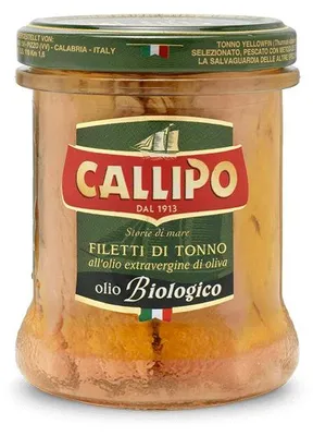 Produktbild von Thunfischfilets in Öl Filetti di Tonno  170g - Calippo