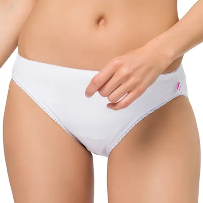 Immagine prodotto di Slip donna Beedees, slip donna classico in 100% cotone, taglia:36, colore:bianco