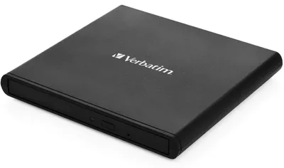 Produktbild von Verbatim External Slimline CD/DVD Writer Optisches Laufwerk DVD±RW Schwarz