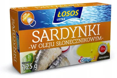 Zdjęcie produktu dla Sardynki w oleju słonecznikowym Łosoś Ustka 125 g