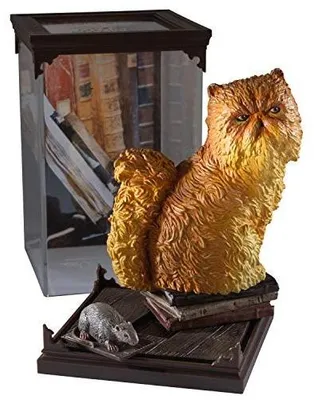 Zdjęcie produktu dla Figurka crookshanks kot magiczny kolekcjonerska dla fana harry'ego