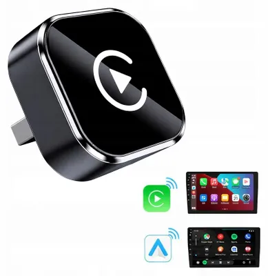 Zdjęcie produktu dla Adapter Bezprzewodowy Carplay Android 5Ghz Auto 2W1 Wifi Iphone Android