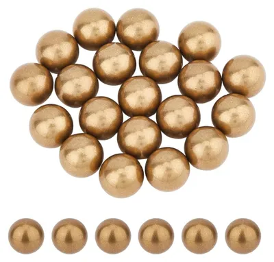 Obrázok produktu pre 20 malých mosadzných guľôčok, priemer 12,5 mm, určené na pevné ložiská