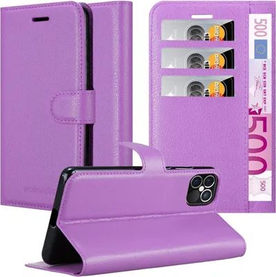 Immagine prodotto di Custodia Cadorabo per Apple iPhone 12 / 12 PRO custodia protettiva in viola custodia per cellulare cover chiusura magnetica