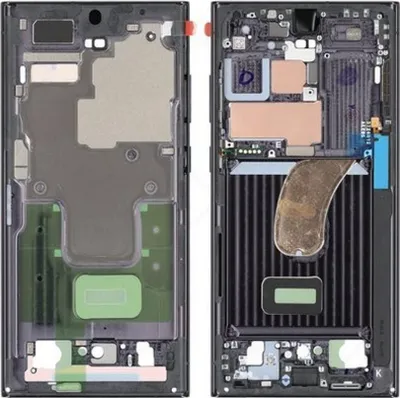 Produktbild von Samsung Galaxy S23 Ultra S918 LCD-Rahmen - Phantomschwarz