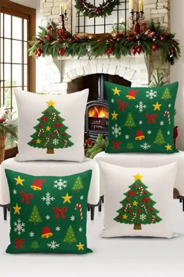 Obrázok produktu pre Evila Originals, kvalitná súprava na vankúše (4 kusy), 43x43 cm, 100% polyester, možnosť prania