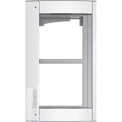 Produktbild von BTICINO Rahmen-Türstation 2f UP ws Alu 138x235x15mm